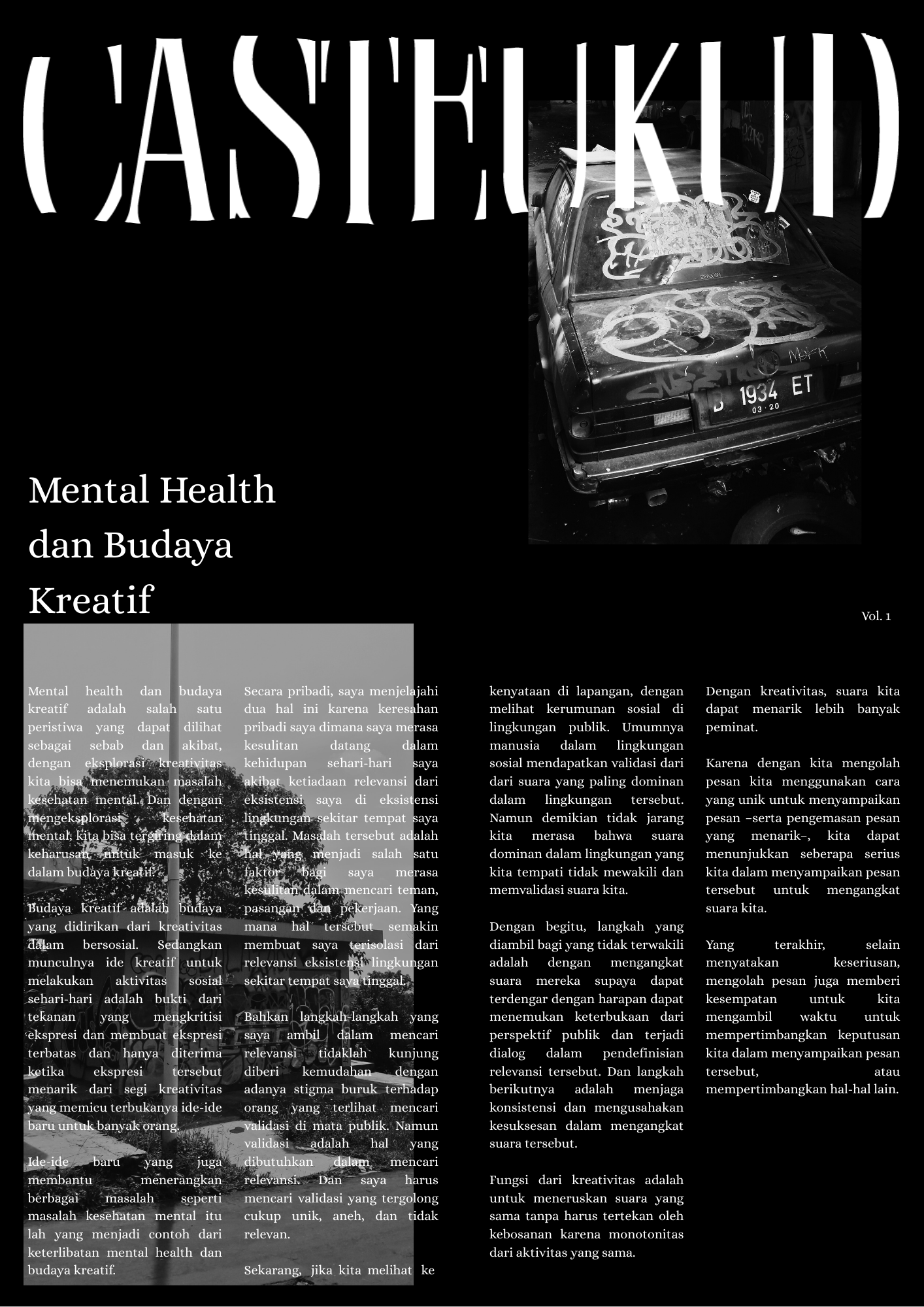 Creative Culture Zine Cover